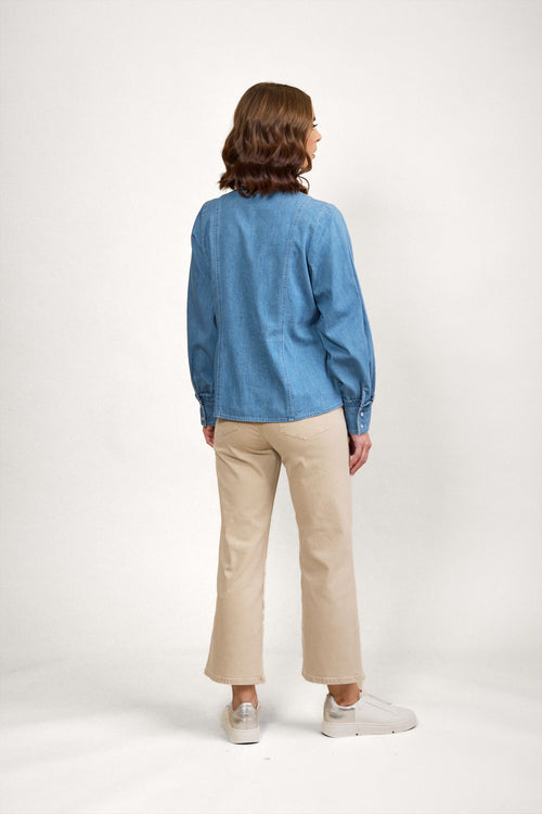 Knewe - JOAN Shirt in Blue Wash K5092