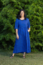 Deeanne Hobbs - TARBANA Blue Chain  Dress 24-2