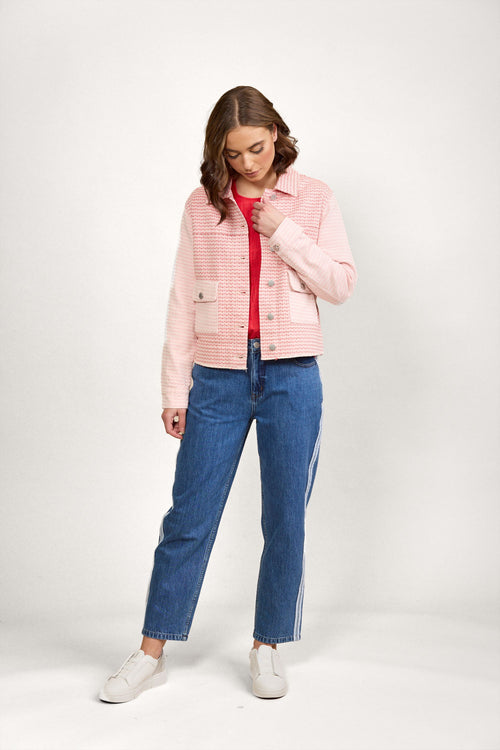 Knewe - Jagger Pink Denim Jacket K6038A