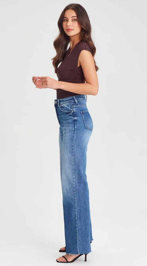 Junkfood - ALANIS Wide Leg Denim Jean