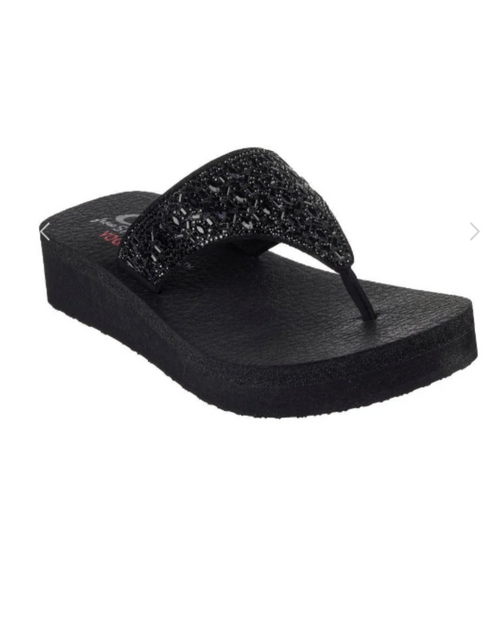 Skechers - VINYASA Black Jandal