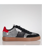 MINX - TONI Black Spot, Red & White Sneaker