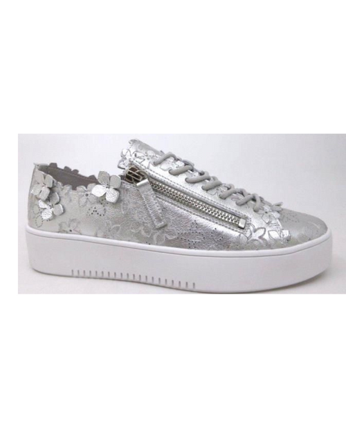 Django & Juliette - LEERE Silver Sneaker