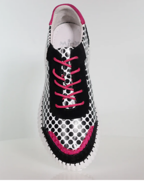 MINX - RIZZ White, Black & Pink Sneaker