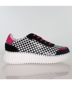 MINX - RIZZ White, Black & Pink Sneaker