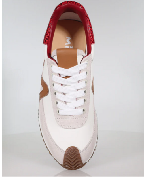 MINX - MARVEL Ivory, Tan & Red Sneaker