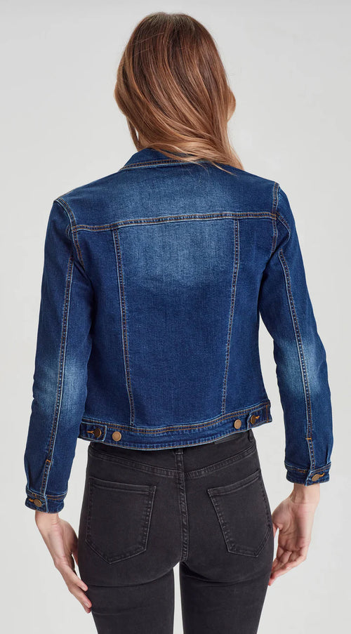 Junkfood - DIXIE Dark Blue Stretch Denim Jacket