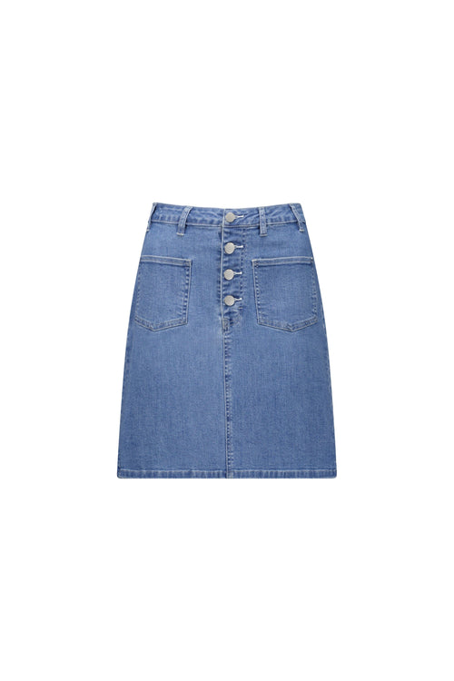 Knewe - POTTER Palm Blue Skirt K4029