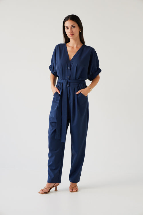 Tuesday - ACE Navy Jumpsuit