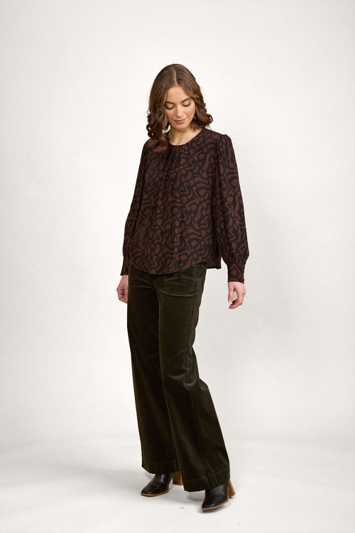 Knewe - LEXIE Top in Mocha K5070