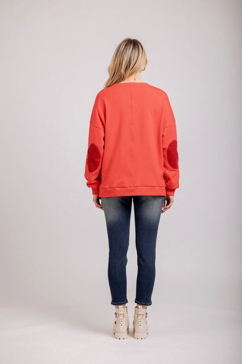 Mi Moso Kylie Sweat in Red