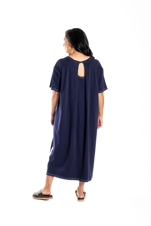 Deanne Hobbs - Zefer Dress Navy DH24-107