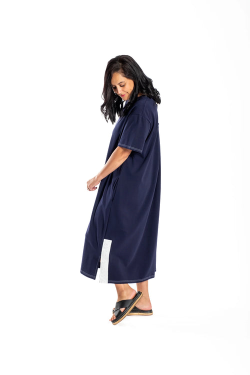 Deanne Hobbs - Zefer Dress Navy DH24-107