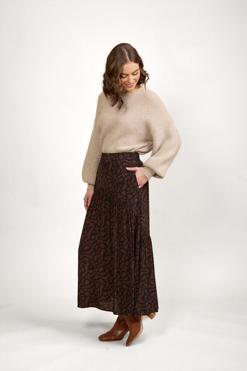 Knewe - MILAN Skirt in Mocha K4035