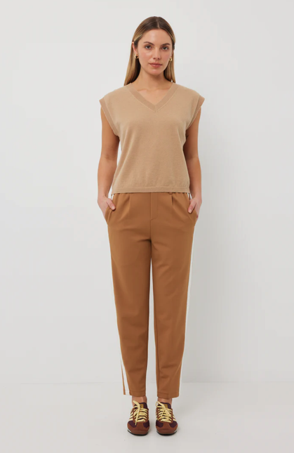 Tuesday - Bobbie Pant Caramel White