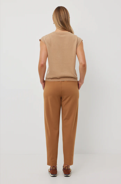 Tuesday - Bobbie Pant Caramel White