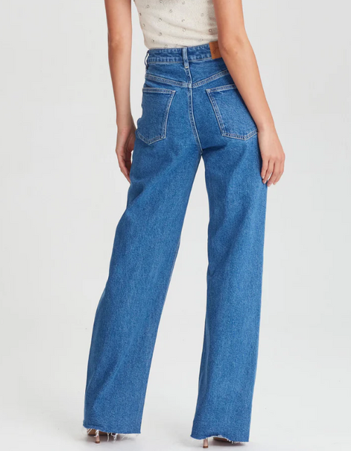 Junkfood - SUSIE Sorrento Blue Wide Leg Jean