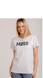 Moss - Bee Tee Grey T-Shirt