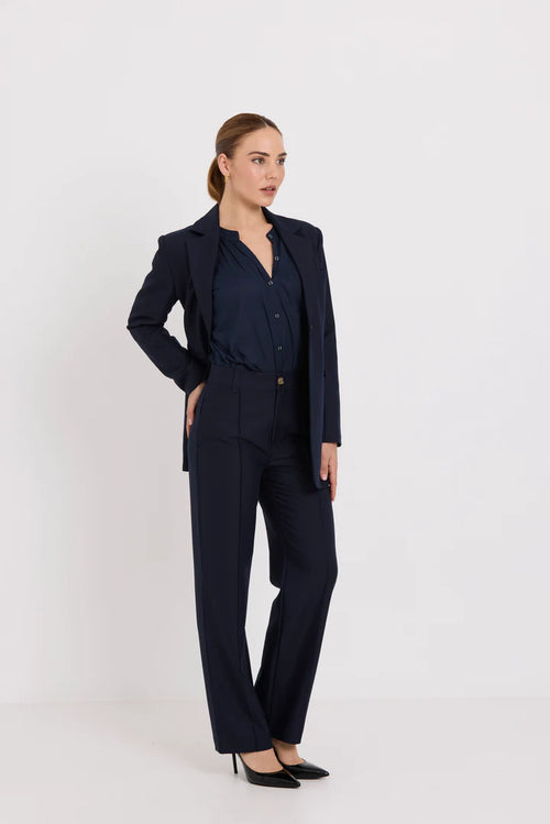 Tuesday - Base Pant in Navy Suiting