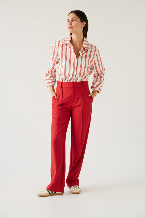 Tuesday - BASE Cherry Red Pants