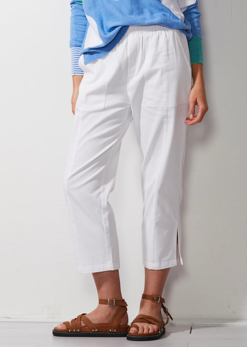 Zaket and Plover - WHITE 7/8 Pant