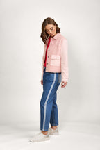 Knewe - JAGGER Pink Denim Jacket K6038A